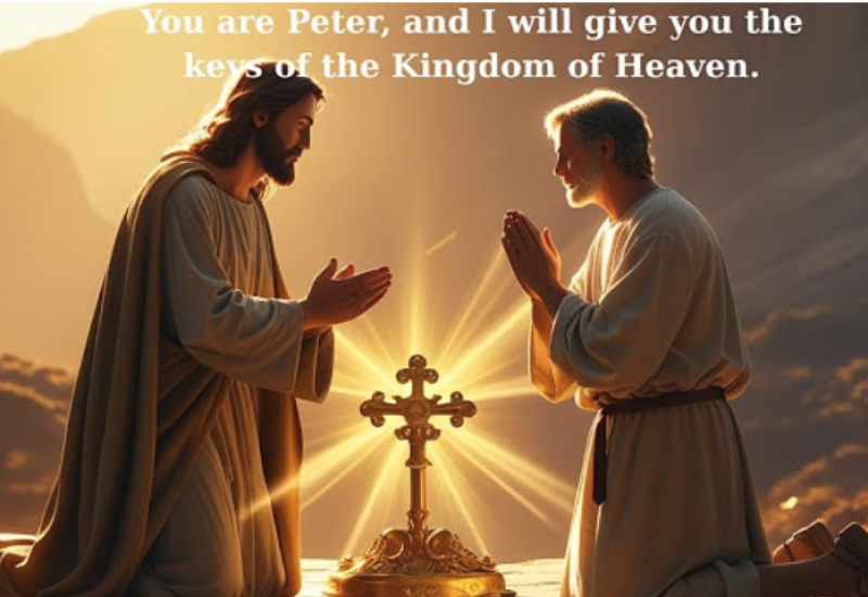 Matthew 16:13-19 "You are Peter and I Will Give You The Keys of The Kingdom of Heaven"