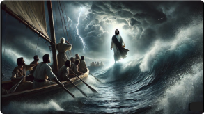 Matthew 14:22-33 "Jesus walks on water and invites Peter to join Him"
